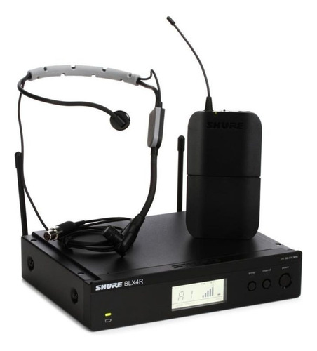 Sistema Inalámbrico Shure Blx14r/sm35 Headset Montaje Rack