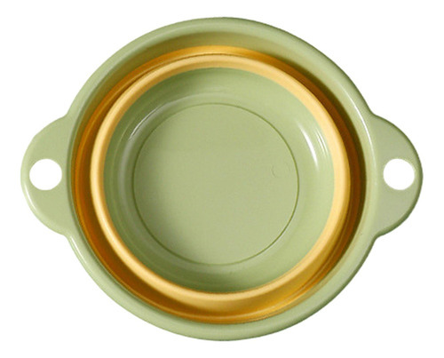 Bacia De Lavar Louça Dobrável Bacia Verde 38x23,5x11,5cm