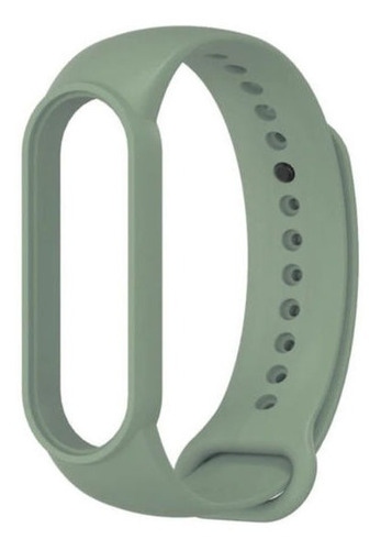 Imagen 2 de 3 de Generica Malla Correa Reemplazo Xiaomi Mi Band 5 Gris