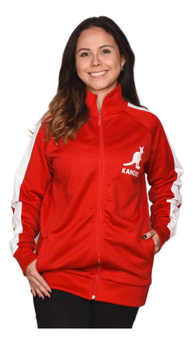 Chamarra Para Dama Juvenil Oversize Kangol French Terry