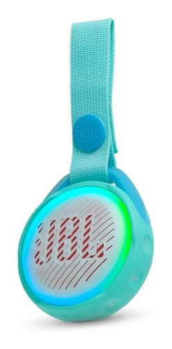 Parlante Jbl Jr Pop Portátil Con Bluetooth Waterproof  Aqua Teal 110v/220v