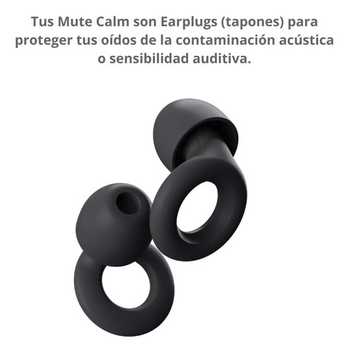 Tapones Cancelación De Ruido Mute Calm Protector Auditivo
