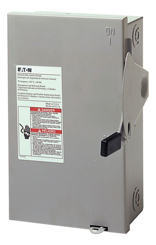 Interruptor Seguridad 30a 3p 240v C/p N1 - Eaton