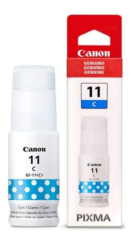 Tinta Para Impresora Canon Gi 11 Cyan G2160 3160 Original