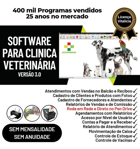 Software Clinica Veterinária Vacina Financeiro 3.0 Fpqsystem
