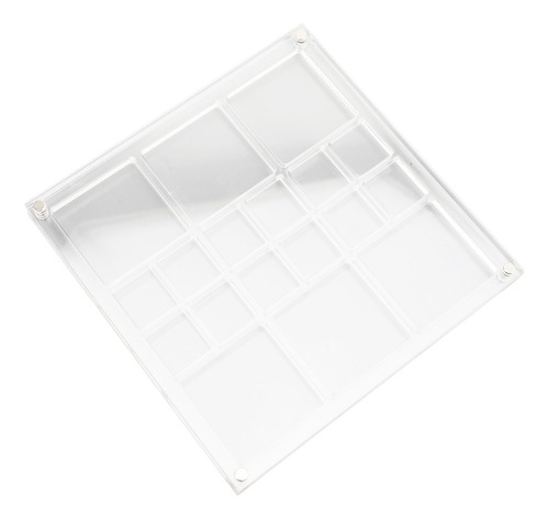 Expositor Acrílico Con Forma De Conchas Marinas, Compacto Y