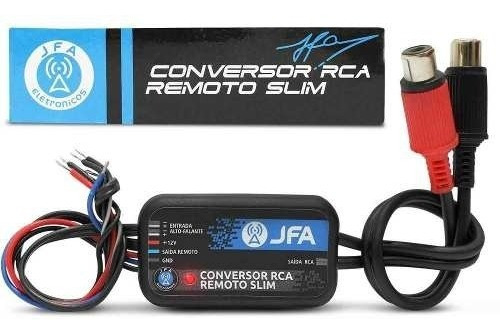 Adaptador Fio Conversor Rca Remoto Slim Jfa 12v Conversor