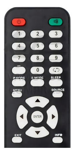 Control Remoto Compatible Con Rca Sansui Smx32z1 Pantalla