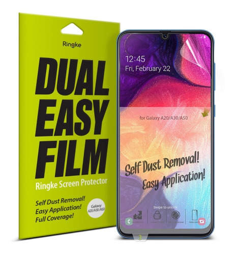Film Dual Easy Samsung A20 A30 A50 Ringke Original Pack X2 #