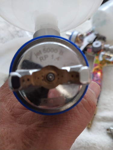 Pistola Sata Jet 5000 B Pulverizadora Plateado