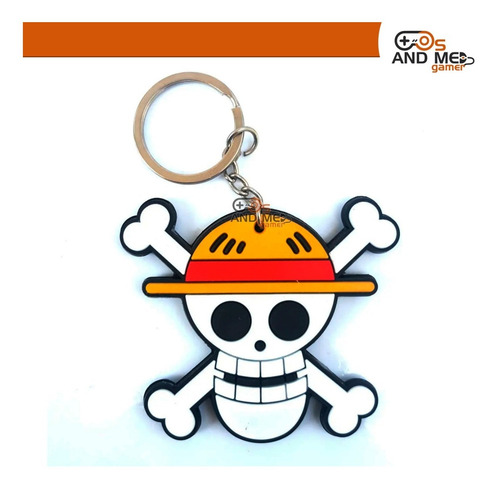 Llavero Calavera Logo One Piece Luffy Anime Nuevo
