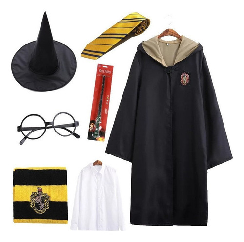 Túnica Mágica De Harry Potter, Uniforme De La Academia, 7pcs