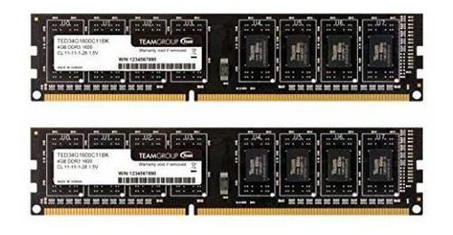 Teamgroup Elite Ddr3 1600 Mhz (pc3 - 12800) Cl11 Udimm 240 P