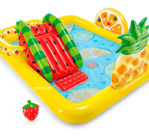 Centro Acuático Inflable Para Niños Frutal Intex 57158