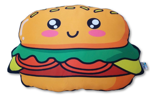 Cojin Hamburguesa 50 Cm - Personalizable