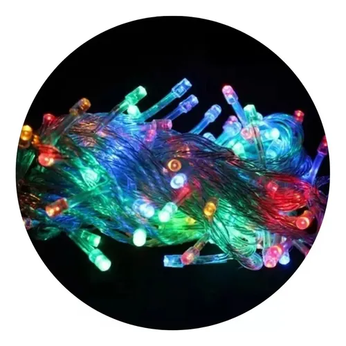 Luces Navidad Led Multicolor X 100 Luces (ing Maschwitz)
