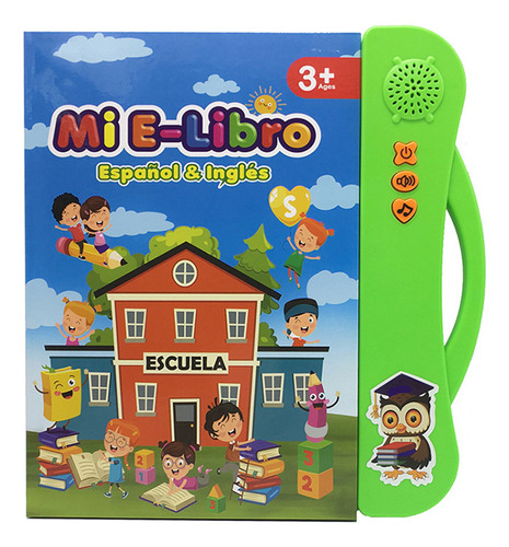 Libro Parlante Interactivo 2 En 1 Con Tablero De Sonido En E