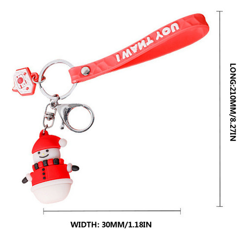 Llavero Navideño Para Coche, Mochila Escolar, Accesorios Pe
