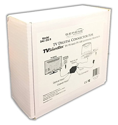 Serene Innovations Dac-202b Tv Conector Audio Digital