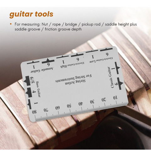 . Herramienta Luthiers De Borde Recto Con Muescas For Cuello