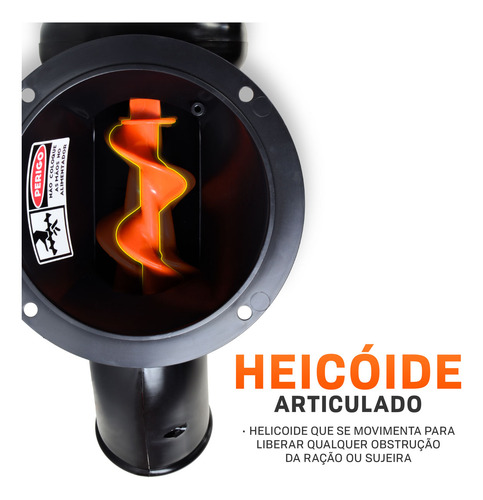 Alimentador Comedouro Automático Divisor Y E Agitador Gl 22l
