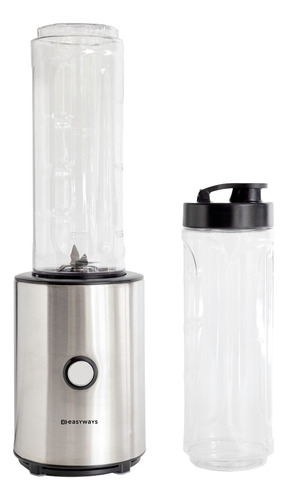 Licuadora Personal Nutriblender Go Dos Vasos 600 Ml Easyways Gris