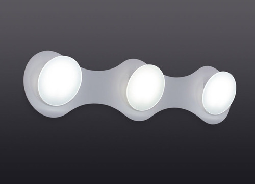 Lampara Pared Aplique 3 Luces Led Diseño Moderno Kinglight