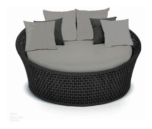 Imagem 1 de 6 de Chaise Elis Alumínio Corda Náutica E Acquablok