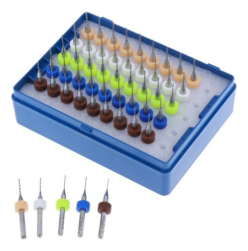 De Mini Circuito Pcb Broca De 0,5, 0,6, 0,8, 0,9 Mm, 50