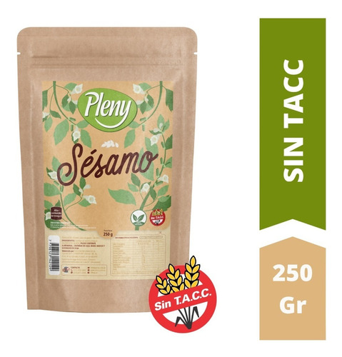 Semillas De Sésamo Pleny Doypack X 250 G - Sin Tacc