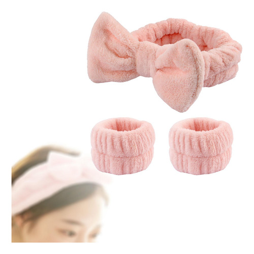 4 Muñequera Spa Diadema Banda Para La Cabeza Bandas Para