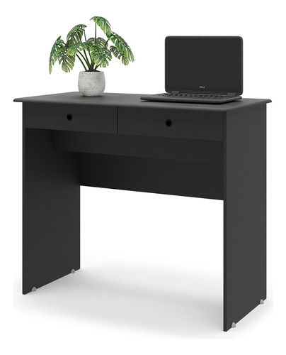 Mesinha Pequena Apartamento Estudo Trabalho Home Office Luxo Cor Preto