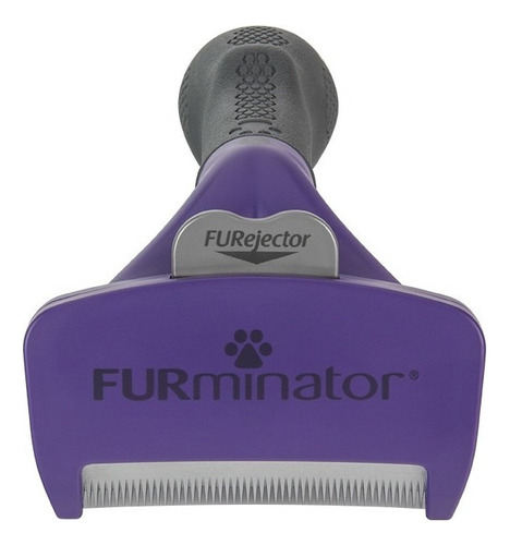 Cepillo Furminator Pelo Corto M/l Gato Mediano Grande Color Violeta