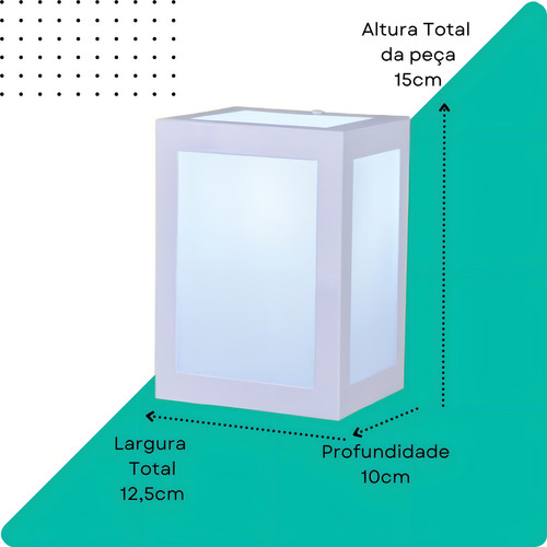 Arandela Bolt 5 Fachos 290 Branco - Ideal
