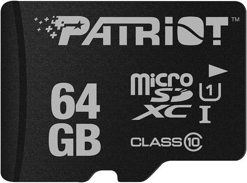 Micro Sd 64 Gb Patriot Lx Con Adaptador 