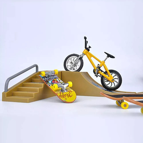 Conjunto De Bicicleta Bmx Fingertip, Mini Scooter, Dois