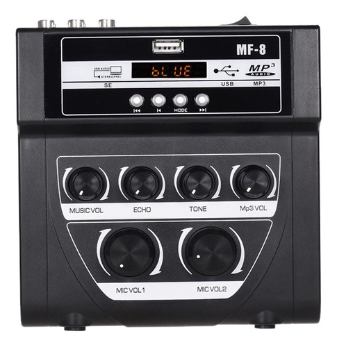 Mezclador De Sonido Amplificador De Karaoke Estéreo Mini Mp3