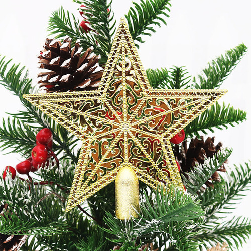 . Decoración Navideña Con Forma De Estrella Hueca En Forma