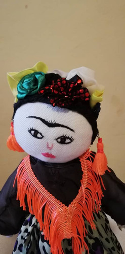 Muñecas De Trapo Artesanales Tai Frida Kahlo
