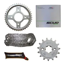 Comprar Kit Transmissão Relação Honda Cg 160 Titan Fan Start Original Scud Tração Moto