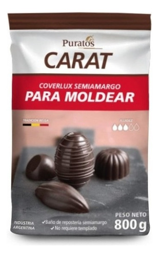 Chocolate Baño De Moldeo Semiamargo En Monedas Carat