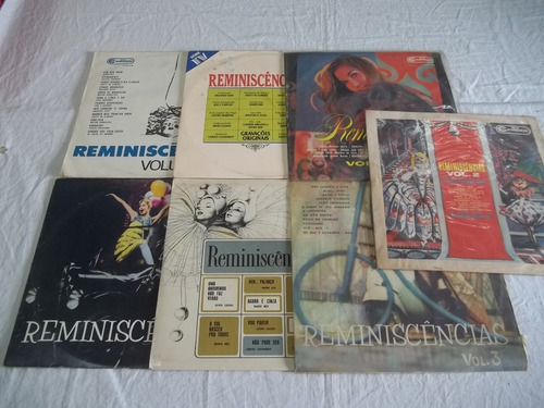 Lp Vinil - Reminiscencias - 7 Discos Coletaneas