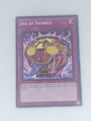 Jar Of Avarice Trampa Comun Yugioh