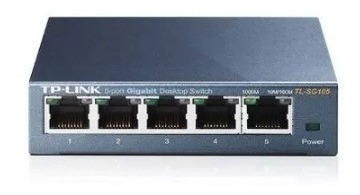 Switch Tp Link 5 Bocas Tl Sg105 Gigabit A 10/100/1000 Mbps Palermo