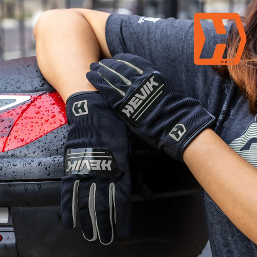Guante Moto Con Protecciones - Hombre - Negro/gris