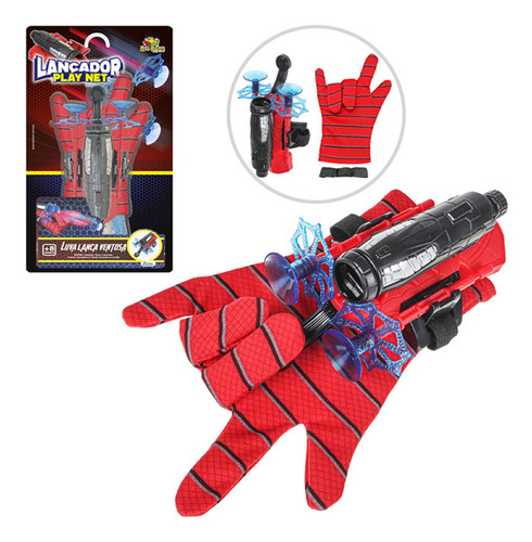 Lançador Homem Aranha Lança Teia Luva Brinquedo Infantil 