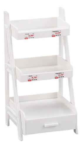 5 Soporte Para Plantas En Miniatura Con Cajón, Estante