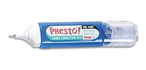 Pentel Presto Jumbo Corrección Pen, Fine Point, 12 Ml, Se Ve