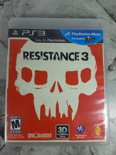 Juego Resistance 3 Ps3 Fisico Usado