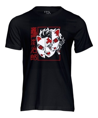 Playera Kimetsu Noyaiba. Demon Slayerr. Mascara De Zorro.